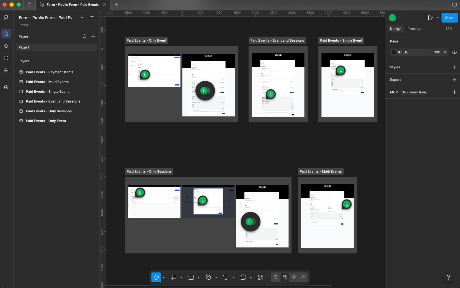 Flat Figma designs with annotations, which can't always convey intent, micro-interactions and animated flows